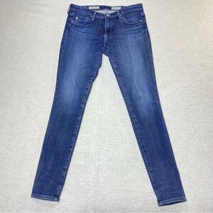 AG Jeans Womens 26R Blue The Legging Ankle Super Skinny Low Rise Stretch Denim